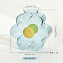 Axyaa Clear Glass Hydroponic Flower Vase for TV Cabinet Decor