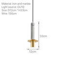 Axyaa Marble Chandelier Pendant Light for Kitchen Dining Bedroom