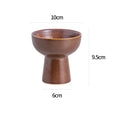 Axyaa Ceramic High Foot Dessert Bowl for Molecular Cuisine Stylish Hotel Tableware