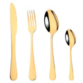 Axyaa Rainbow Gold Stainless Steel Cutlery Set