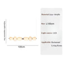 Axyaa French Cream Style Chandelier Pendant Light for Bar and Restaurant