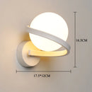 Axyaa Ball Wall Lamp: Modern Nordic Minimalist LED Sconce Light for Living Room, Bedroom, Kitchen