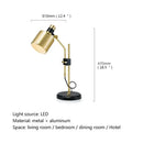 Axyaa Postmodern LED Desk Lamp with Adjustable Angle - Stylish Home Lighting
