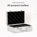 Axyaa Aluminum Instrument Case, Impact Resistant, Portable with Sponge, Safety Equipment.