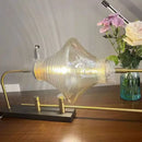 Axyaa LED Wall Light 3000K Glass Gold Black Metal Sconce Art Deco