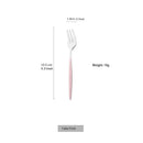 Axyaa Stainless Steel Mini Cake Forks Set of 8 Dinnerware Flatware