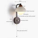 Axyaa Wabi Sabi Iron Yellow LED Wall Light Fixture for Living Room & Bedside
