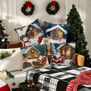Christmas Snow View Pillowcase - Axyaa Branded Cozy Home Decor