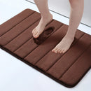 Axyaa Memory Foam Bathroom Mat: Super Absorbent Non-Slip Rug for Home Bathtub Shower Room