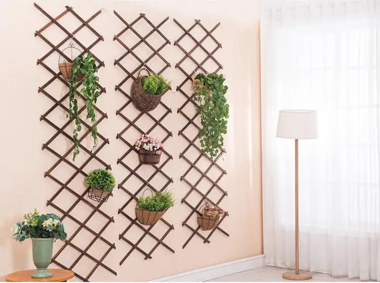 Axya Wooden Garden Wall Fence Panel Trellis for Home Yard Decor