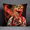 Axyaa Green Leaf Theme Pillowcase - Decorative Polyester Home Decoration 45*45cm