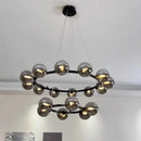 Axyaa Glass Chandeliers: Luxury LED Pendant Lights for Home Decor