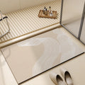 Axyaa Diatomaceous Earth Bathroom Mat: Absorbent, Non-Slip, 40x60cm/60x90cm