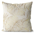 Nordic Leaves Pattern Cushion Covers for Home Decor by Axyaa