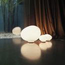 Axyaa Cobblestone Table Lamp: Modern Minimalist LED Lighting for Living Room and Bedroom
