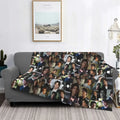 Axyaa Sagittarius Blanket Coral Fleece Plush Throw TVD Vampires Bedding