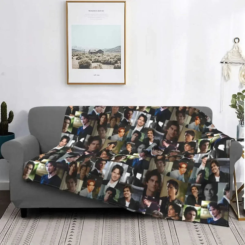 Axyaa Sagittarius Blanket Coral Fleece Plush Throw TVD Vampires Bedding