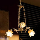 Axyaa Brass Angel Chandeliers: Elegant Living Room Pendant Lights