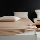 Axyaa Luxury Cotton Fitted Sheet for Hot Sleepers - Moisture-Wicking Mattress Cover