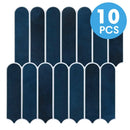 Axyaa PVC Fish Scale Peel Stick Wall Panels - 3D Self Adhesive Modern Decor