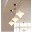 Axyaa Star Glass Chandelier - Nordic Modern Ceiling Light for Hallway, Bedroom, Dining Room