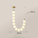 Axyaa Nordic Style Ceiling Lamps for Living Room, Staircase, Hanging, and Ceiling-mounted Spaces