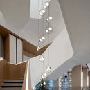 Axyaa Luxury Crystal Chandelier for Living Room and Bedroom