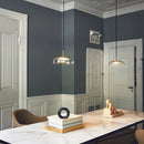 Axyaa Minimalist Iron Glass LED Floor Lamp - Nordic Restaurant Coffee Shop Chandelier