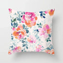 Axyaa Rose Flowers Cushion Cover 45*45cm Home Decor Sofa Car Pillow Cover
