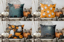 Axyaa Halloween Bat Trees Pillow Cover for Sofa Bedroom Car