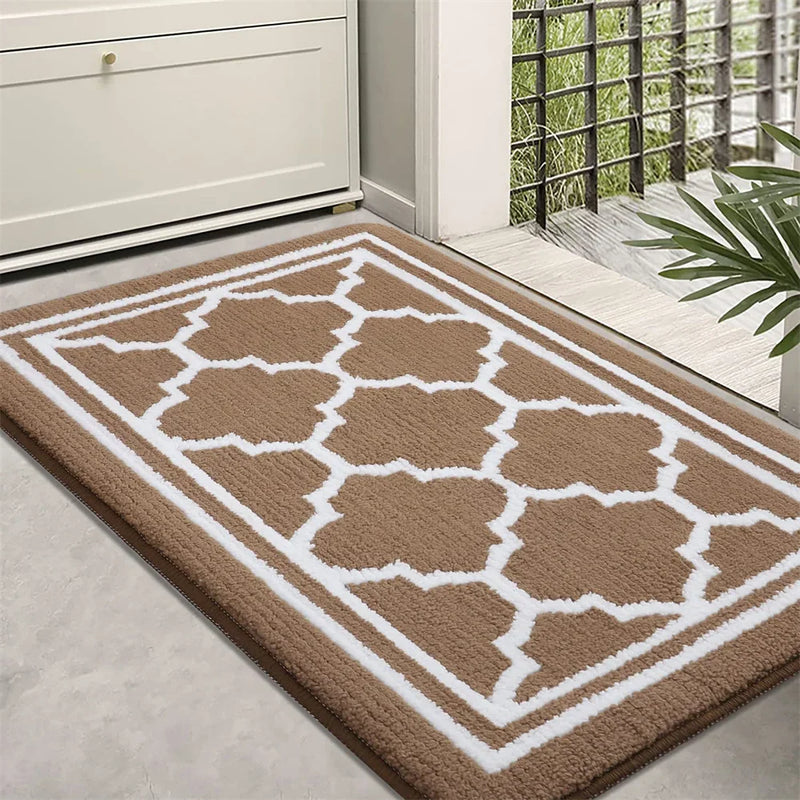 Axyaa Low-Profile Indoor Entry Doormat 80x120 - Non-Slip Absorbent Washable Rug