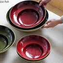 Axyaa Coarse Pottery Bowl Set for Restaurant Soup Salad Pasta Dessert Molecular Cuisine