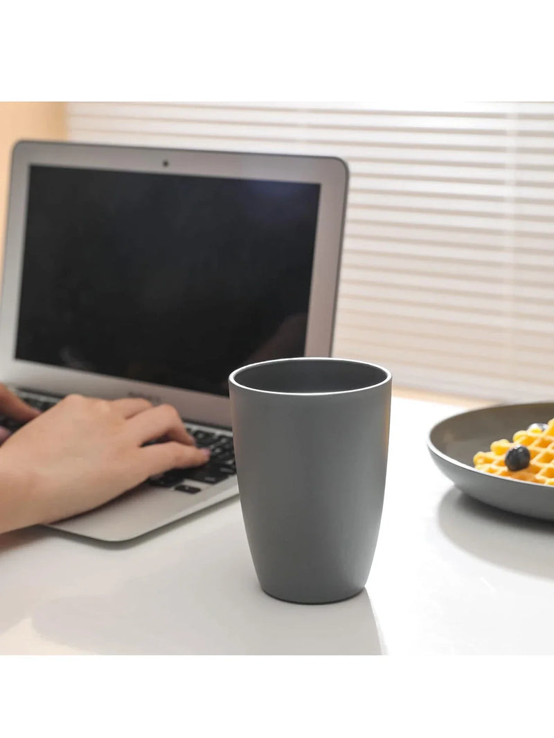 Axyaa Grey Plastic Cups - Set of 6