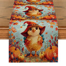 Axyaa Thanksgiving Table Runner: Washable Dining Cloth for Indoor Outdoor Home Décor