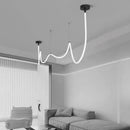 Axyaa Nordic Minimalist LED Pendant Chandelier for Living and Dining Room