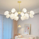 Axyaa Modern Orchid Chandeliers: Luxury LED Lighting Fixtures for Home Decor.