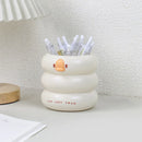 Axyaa Duck Pen Holder Organizer Plastic Cups Makeup Brush Storage Pot