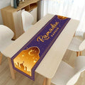 Axyaa Snowflake Cartoon Table Runner for Festive Dining Decor