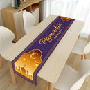 Axyaa Snowflake Cartoon Table Runner for Festive Dining Decor