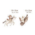 Axyaa Animal Vinyl Wall Stickers Nordic Style Decals for Nursery Bedroom Home Art