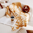 Axyaa Winter Christmas Tree Knitted Sofa Blanket Cozy Multifunctional Universal Blanket