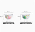 Axyaa Kids Rabbit Ceramic Rice Bowl - High Temp Resistant & Creative Cartoon Design