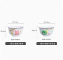 Axyaa Kids Rabbit Ceramic Rice Bowl - High Temp Resistant & Creative Cartoon Design