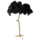 Axyaa Ostrich Feather Floor Lamp - Light Luxury Modern Design