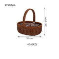 Axyaa Handwoven Bread Storage Basket: 9 Styles, Multi-functional Organizer & Fruit Tray