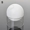 Axyaa Vintage Glass Vase for Tabletop Plants and Flower Arrangements