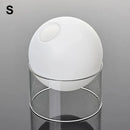 Axyaa Vintage Glass Vase for Tabletop Plants and Flower Arrangements