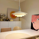 Axyaa Gradient White Red UFO Pendant Light for Dining Room & Kitchen