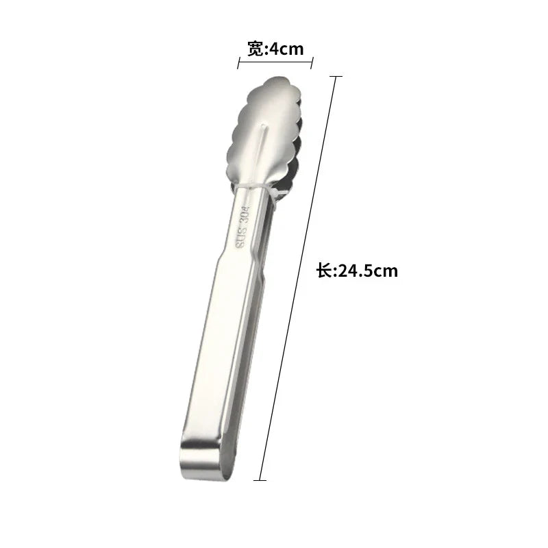 Axyaa Stainless Steel Food Tongs: Barbecue & Buffet Essential