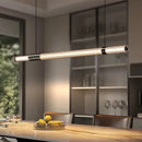 Axyaa Long Glass Pendant Lamp: Minimalist Nordic Style for Dining, Office, or Coffee Shop